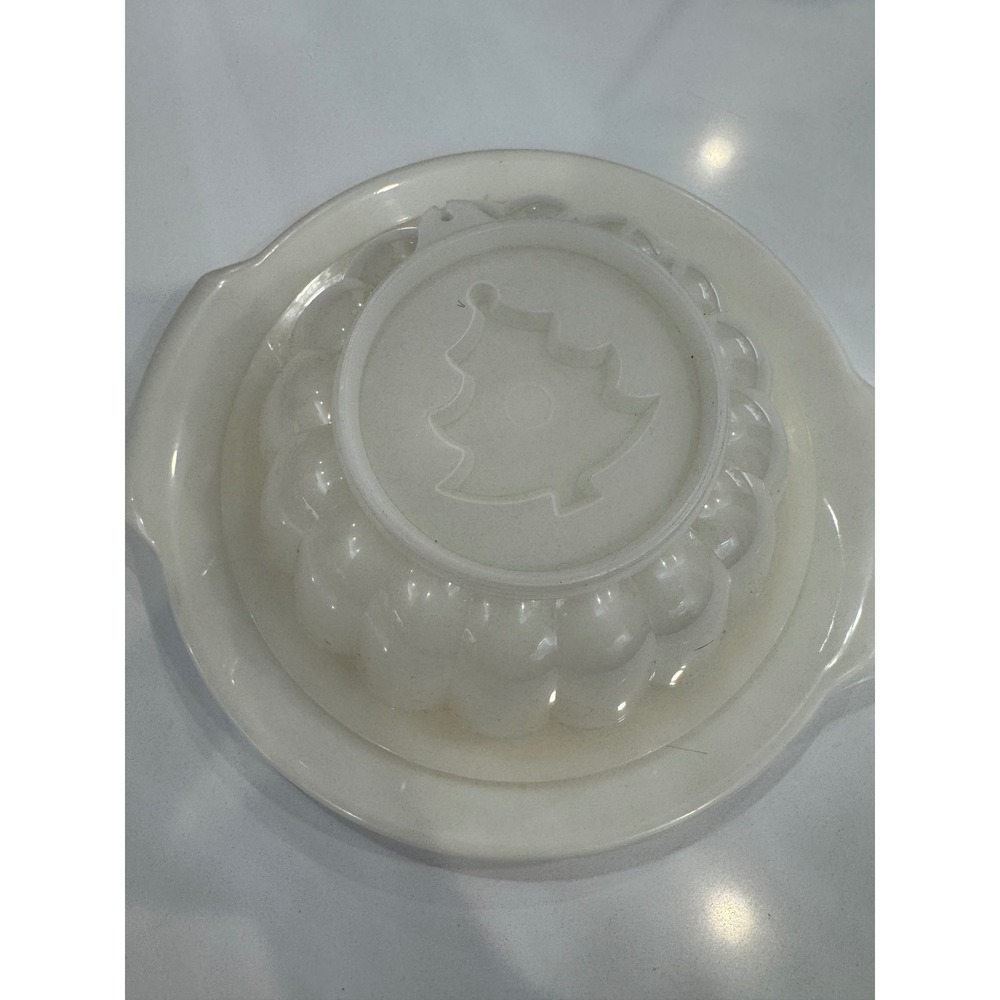 Tupperware Jelly Mold Set Christmas Tree Insert Serving Dish vintage‎
